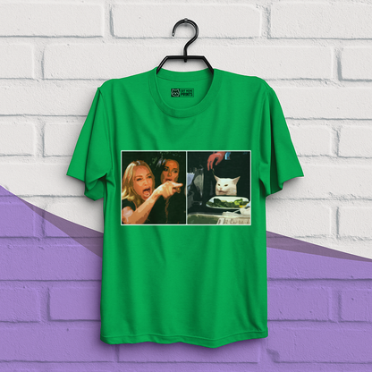 Woman Yelling at a Cat T-Shirt