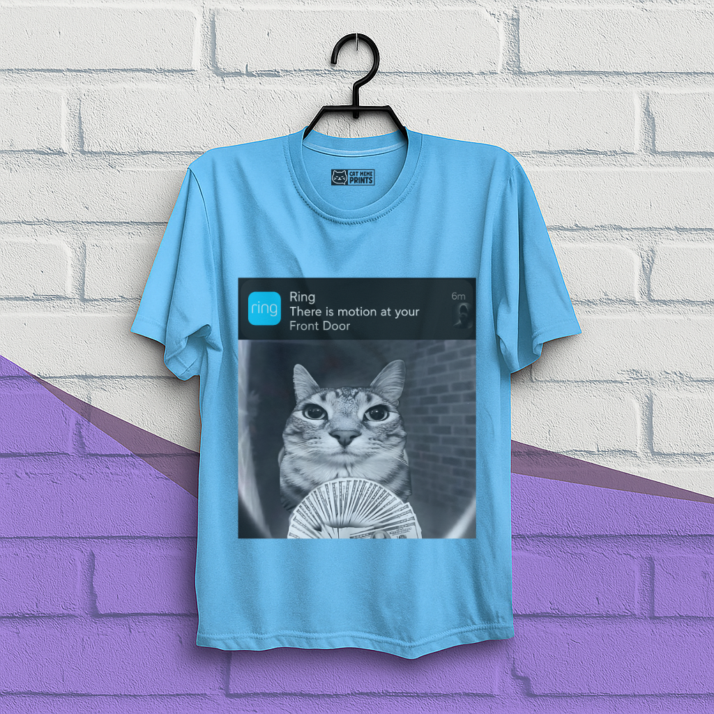 Ring Cat with Motion Meme T-Shirt