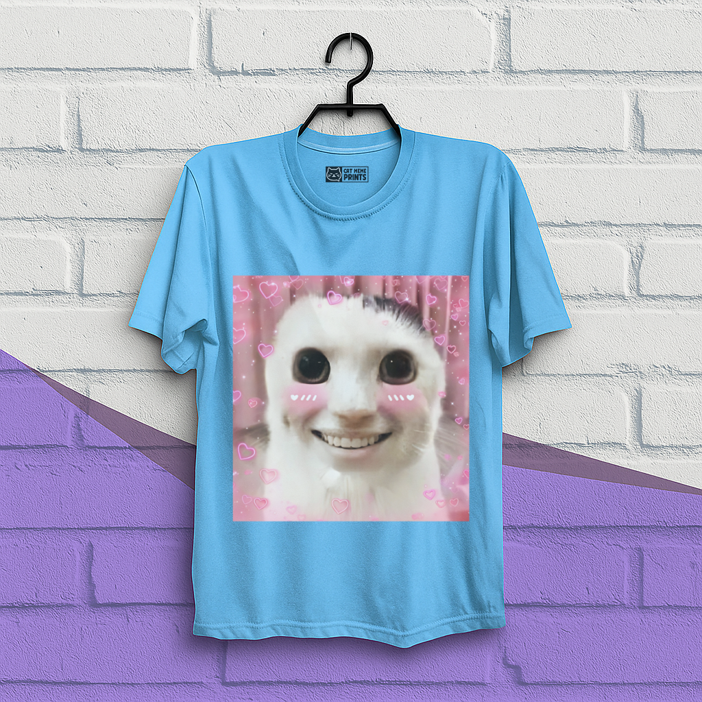 Goofy ahh Cat Meme T-Shirt