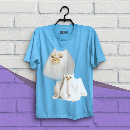 Ghost Cat Meme T-Shirt