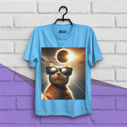Cat Taking a Selfie with Solar T-Shirt