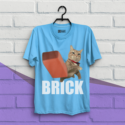 Cat Throwing Brick T-Shirt