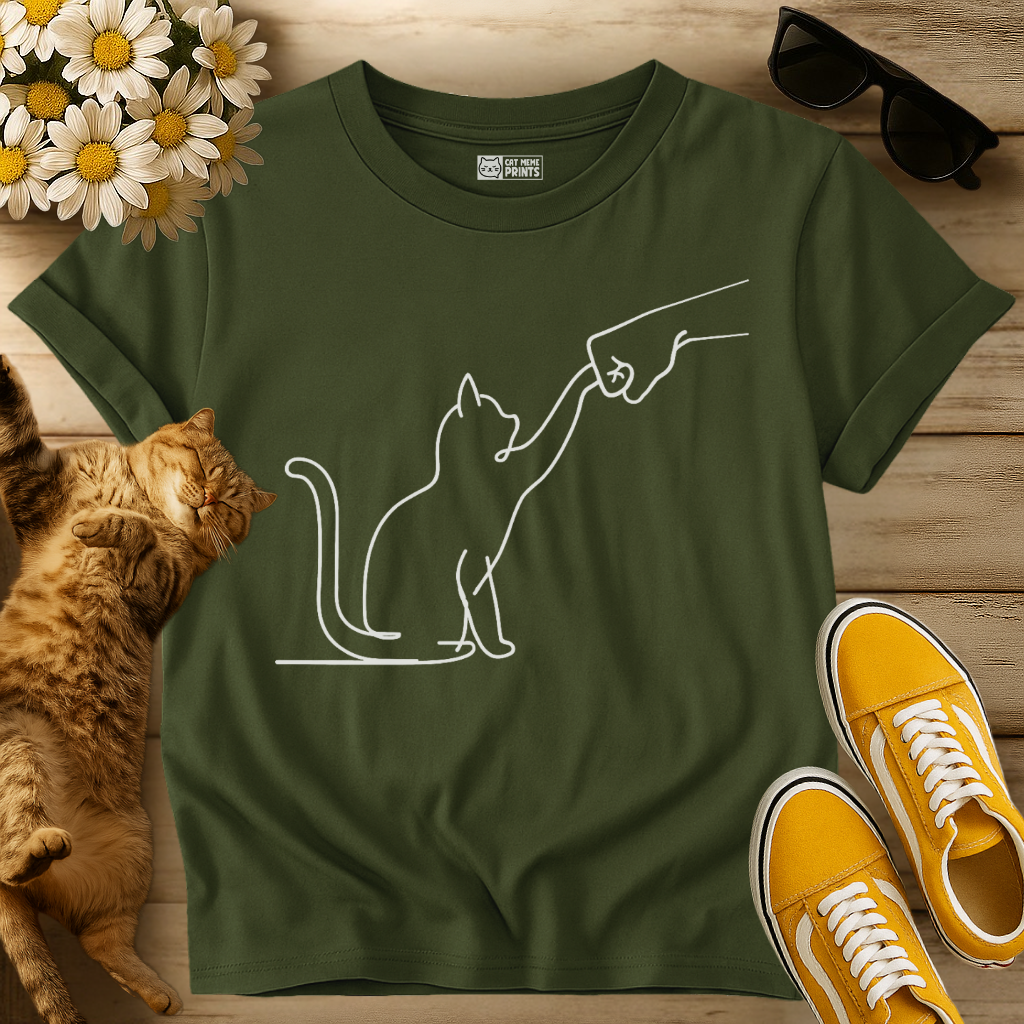 Cat Best Friend Fist Bump T-Shirt
