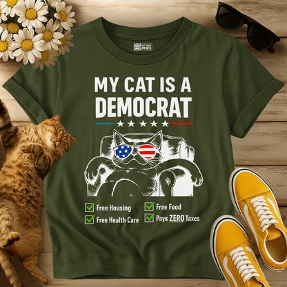 My Cat is A Democrat T-Shirt