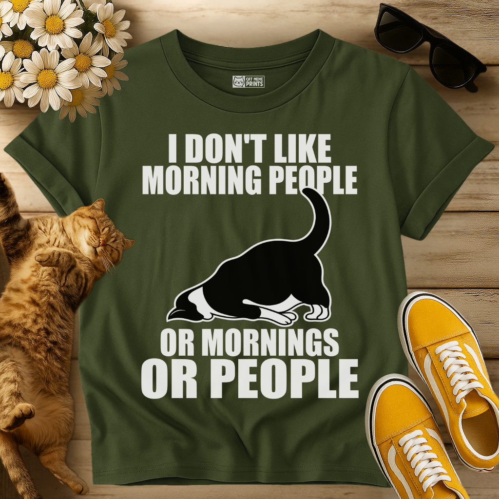 I Don't Like Morning People Or Mornings Or People T-Shirt