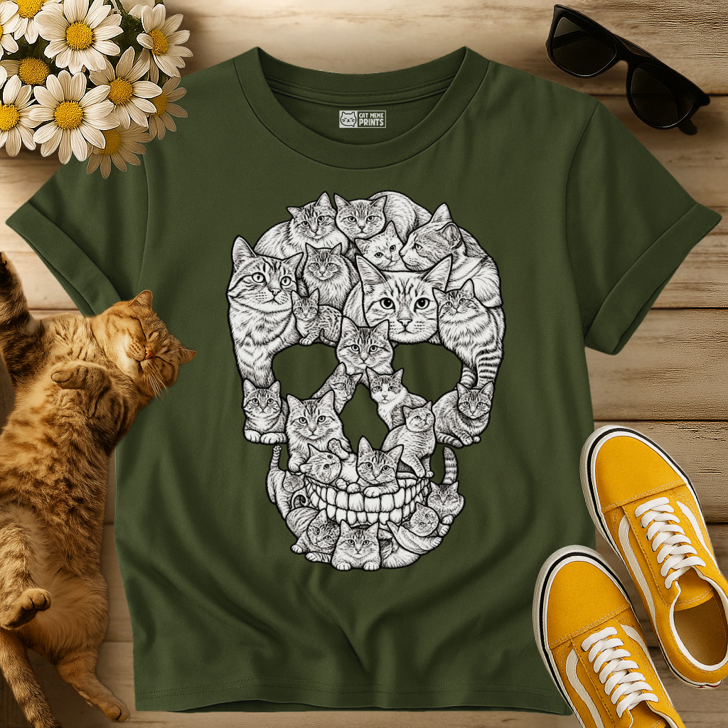 Cats Skull T-Shirt