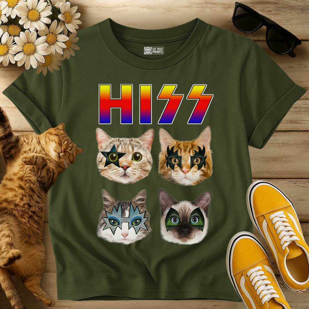 Hiss Cats Rock T-Shirt