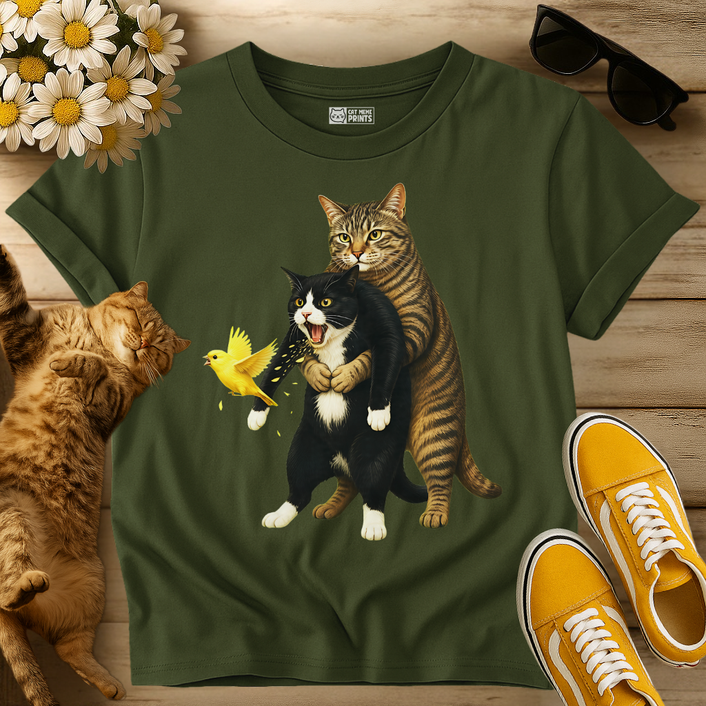 Cat Heimlich Maneuver T-Shirt