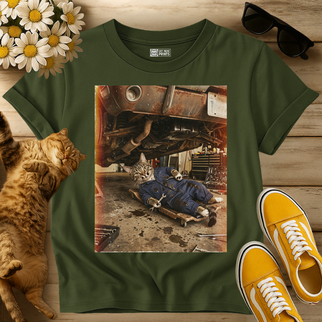 Cat Mechanic T-Shirt
