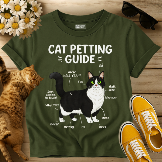 Cat Petting Guide T-Shirt