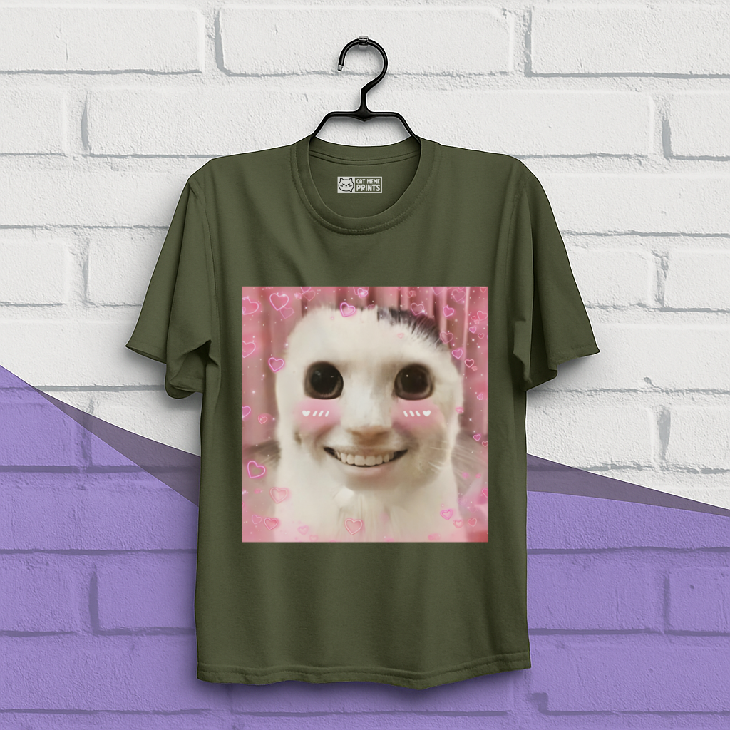 Goofy ahh Cat Meme T-Shirt