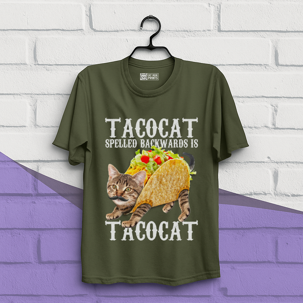 Taco Cat Spelled Backwards is Tacocat T-Shirt