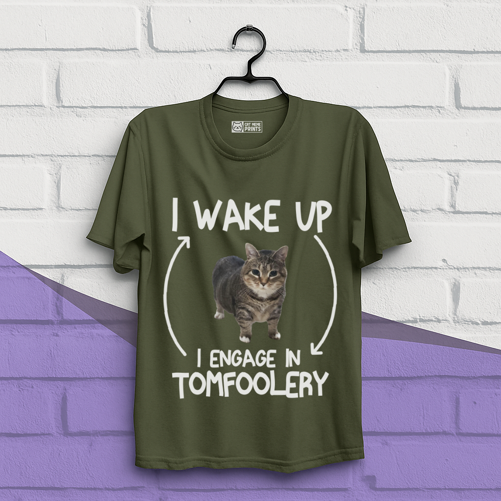 I Wake Up I Engage In Tomfoolery T-Shirt