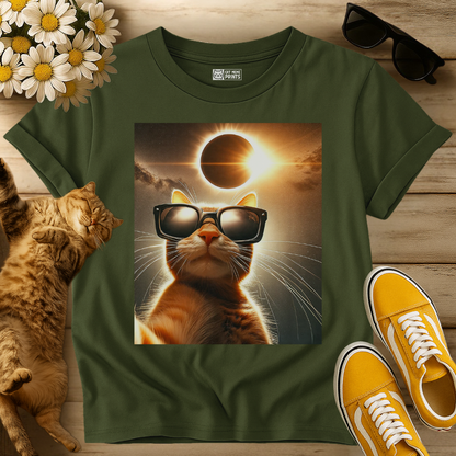 Cat Taking a Selfie with Solar T-Shirt
