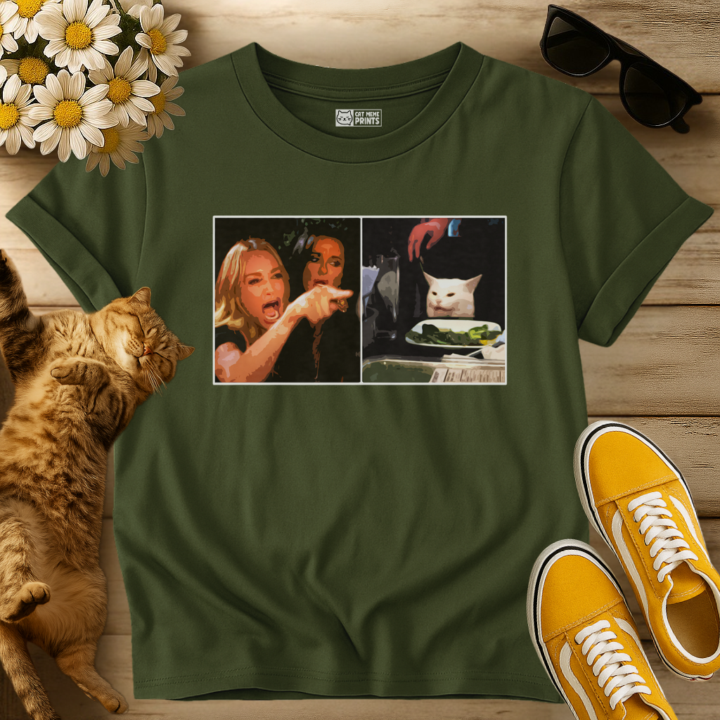 Woman Yelling at a Cat T-Shirt