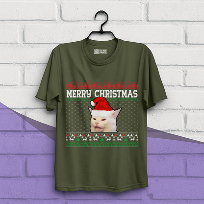 Cat Merry Christmas T-Shirt