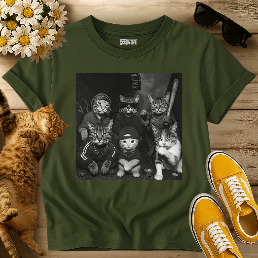 Gangster Cats Selfie T-Shirt
