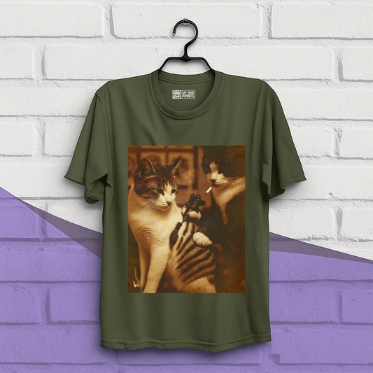 Tattoo Cat Meme T-Shirt