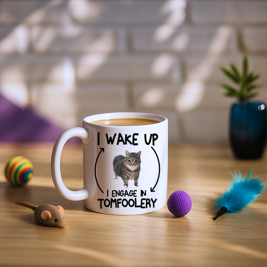 I Wake Up I Engage In Tomfoolery Mug