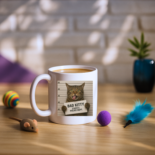 Bad Kitty Prisoned Mug