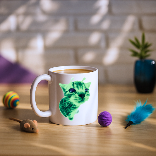 Gnarp Cat Alien Mug
