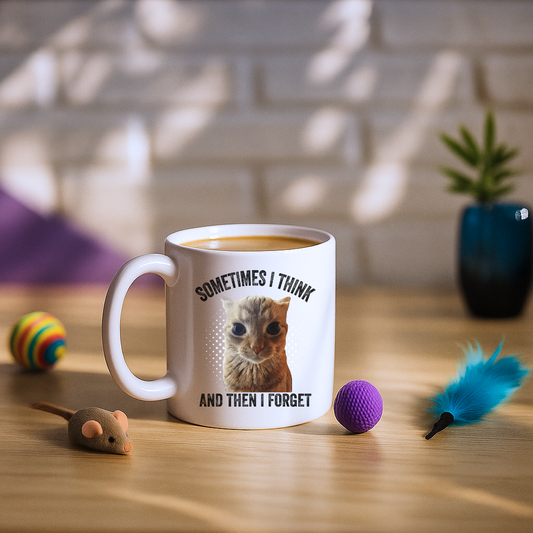 Sometimes I Think And Then I Forget Mug