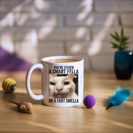 You're Either a Smart Fella or a Fart Smella Mug