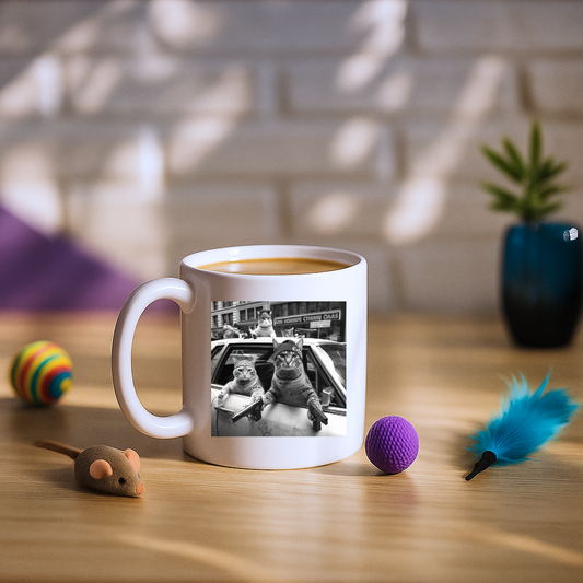 Gangster Cats Street Mug