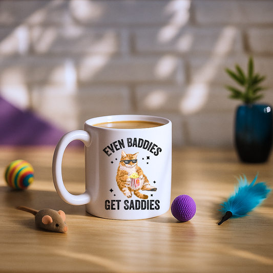 Even Baddies Get Saddies Mug