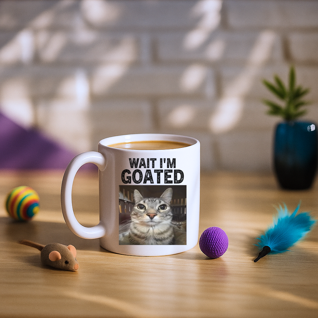 Wait i'm Goated Mug