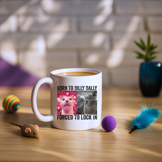 Born To Dilly Dally Forced Mug