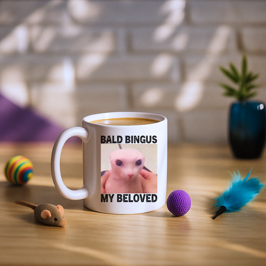 Bald Bingus My Beloved Mug