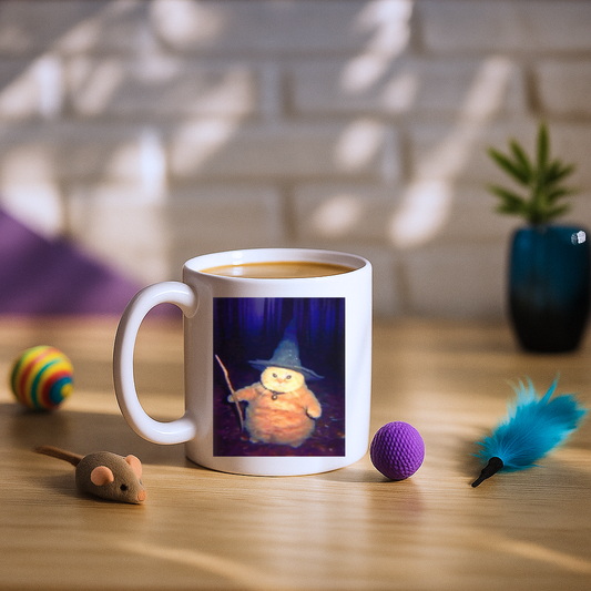 Wizard Cat Weird Mug