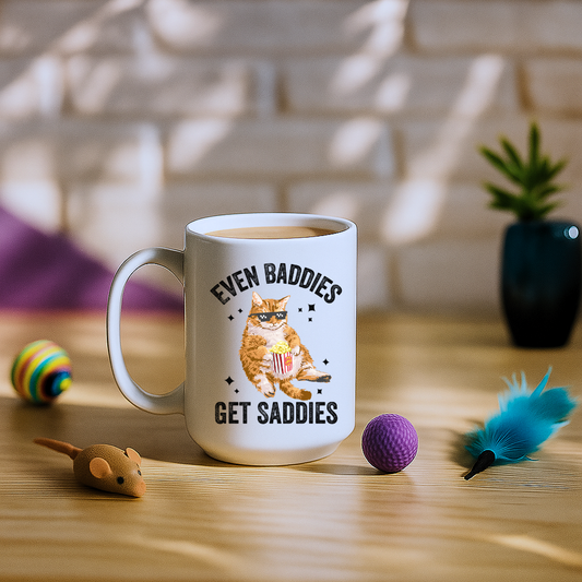 Even Baddies Get Saddies Mug
