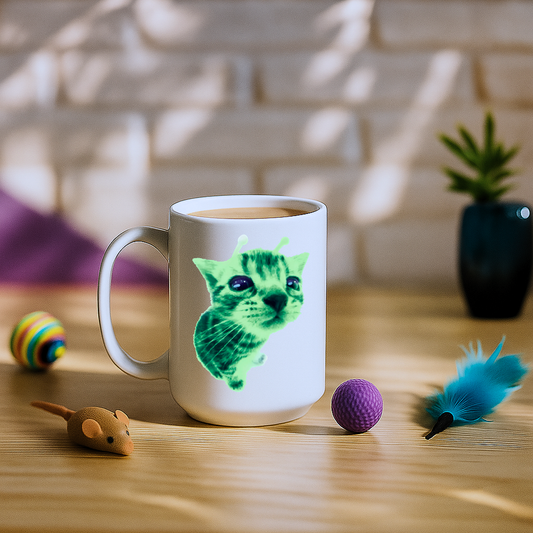 Gnarp Cat Alien Mug