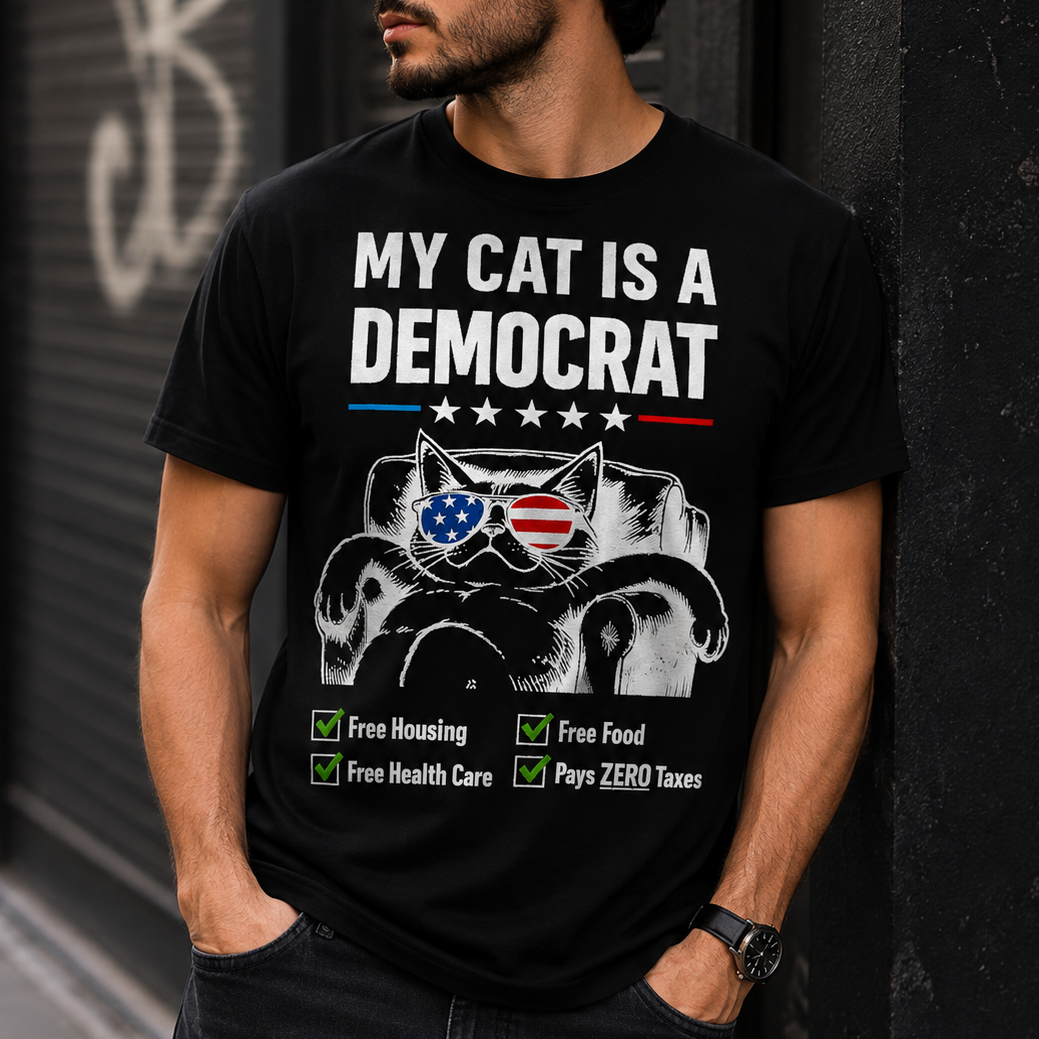 My Cat is A Democrat T-Shirt