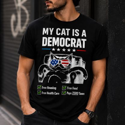 My Cat is A Democrat T-Shirt