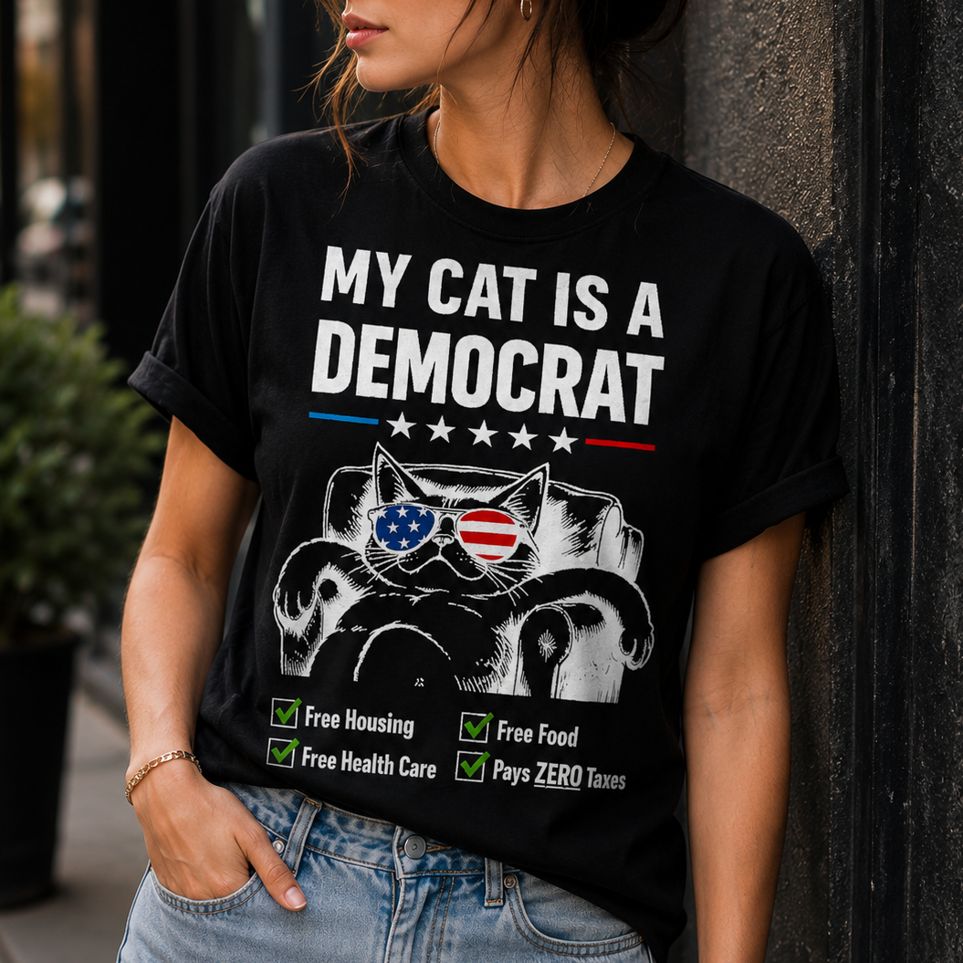 My Cat is A Democrat T-Shirt