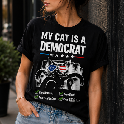 My Cat is A Democrat T-Shirt