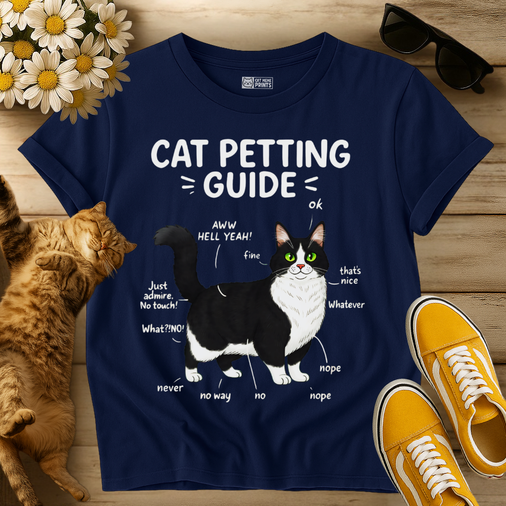 Cat Petting Guide T-Shirt