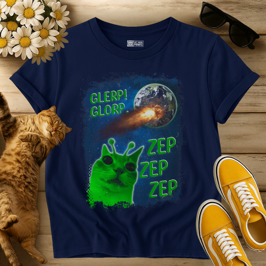 Glerp Glorp Zep Alien T-Shirt