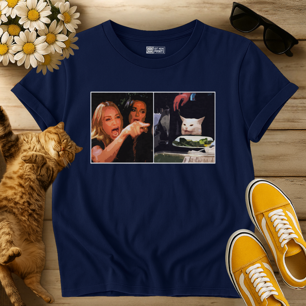 Woman Yelling at a Cat T-Shirt