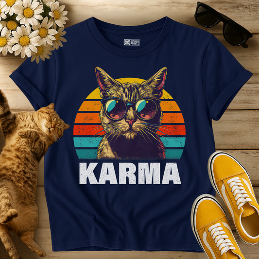 Cat Karma Vintage T-Shirt