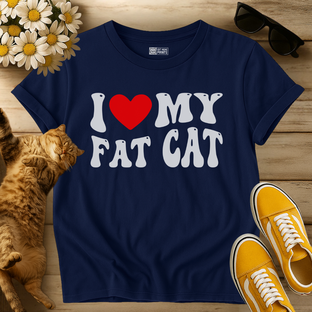 I Love My Fat Cat T-Shirt