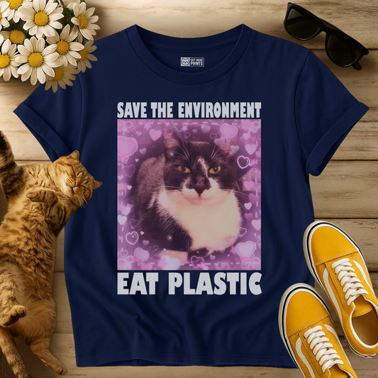 Save The Environment Eat Plastic T-Shirt