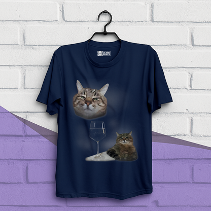 Cat Drinking Meme T-Shirt