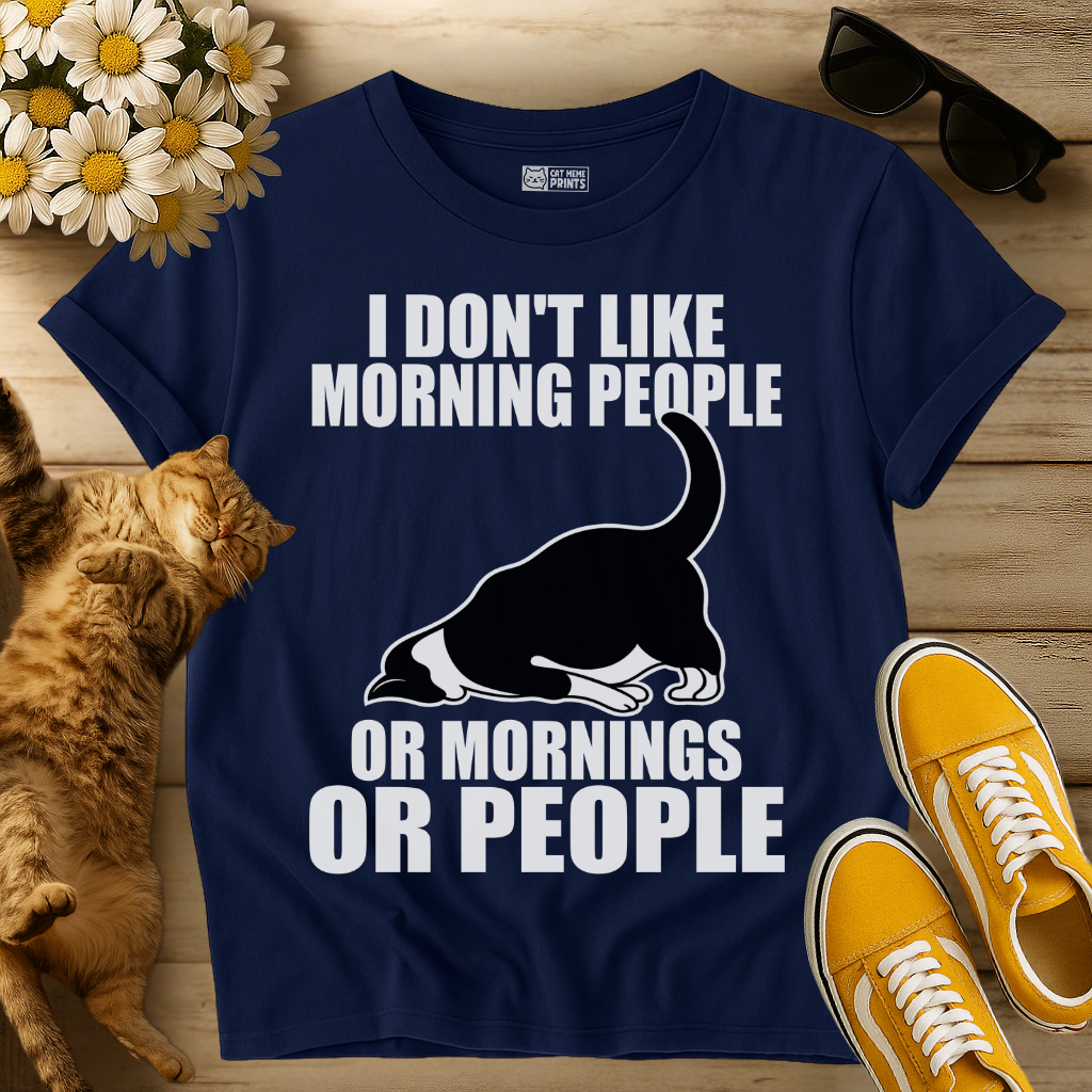 I Don't Like Morning People Or Mornings Or People T-Shirt