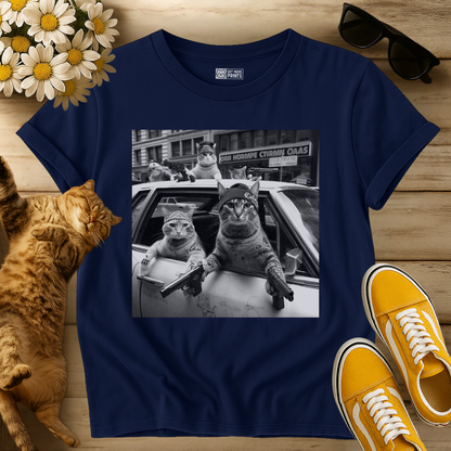 Gangster Cats Street T-Shirt