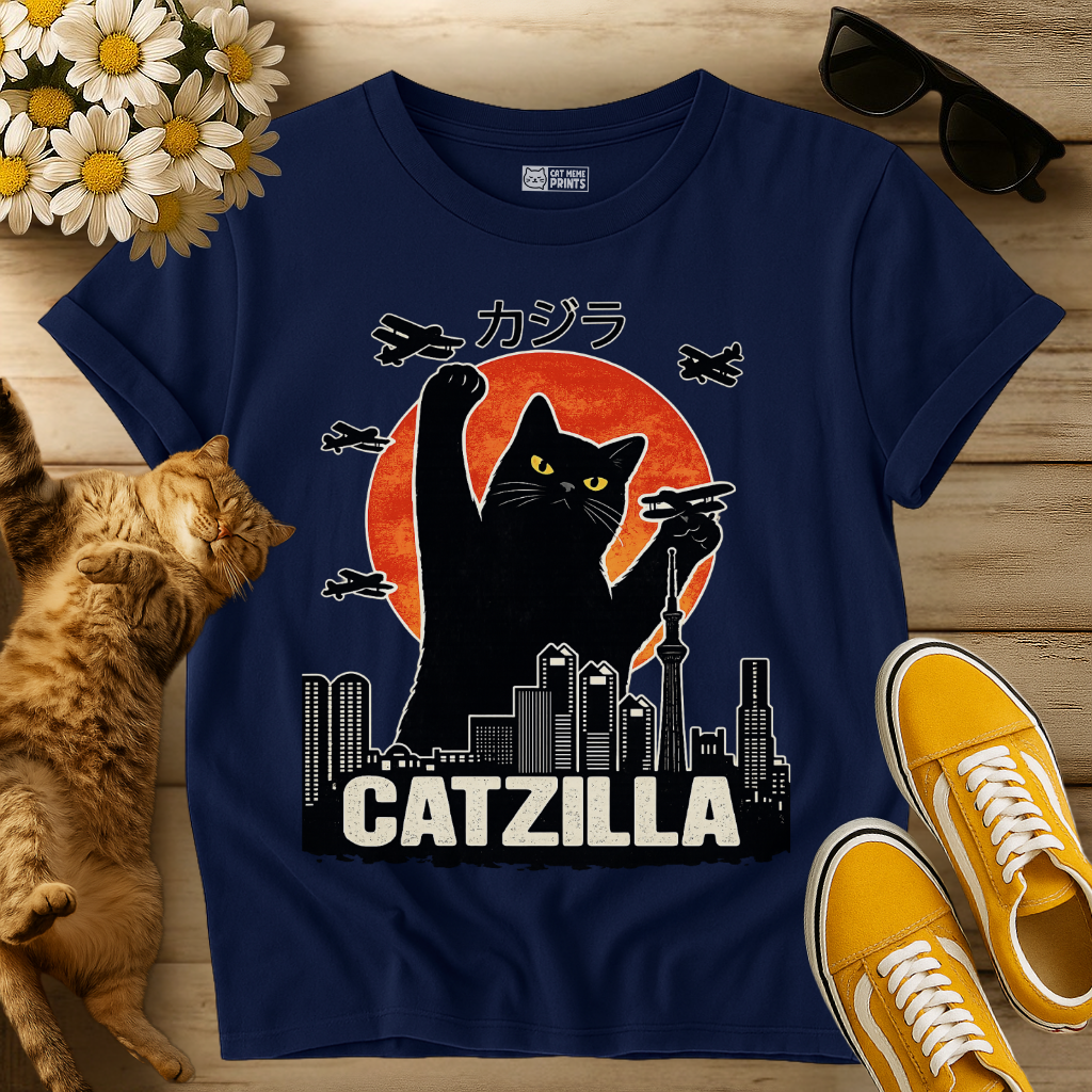 Funny Catzilla T-Shirt