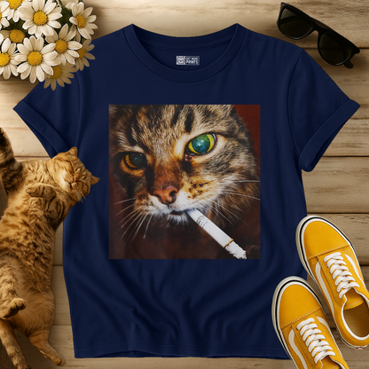 Cat Smoking Selfie T-Shirt